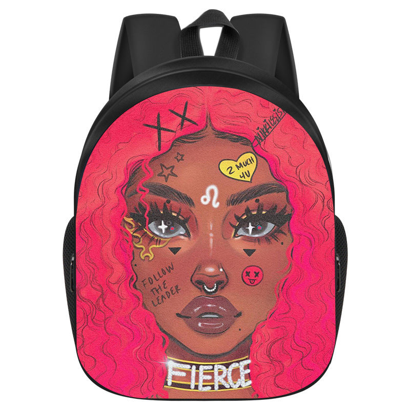 African Black Girl Magic School Bag