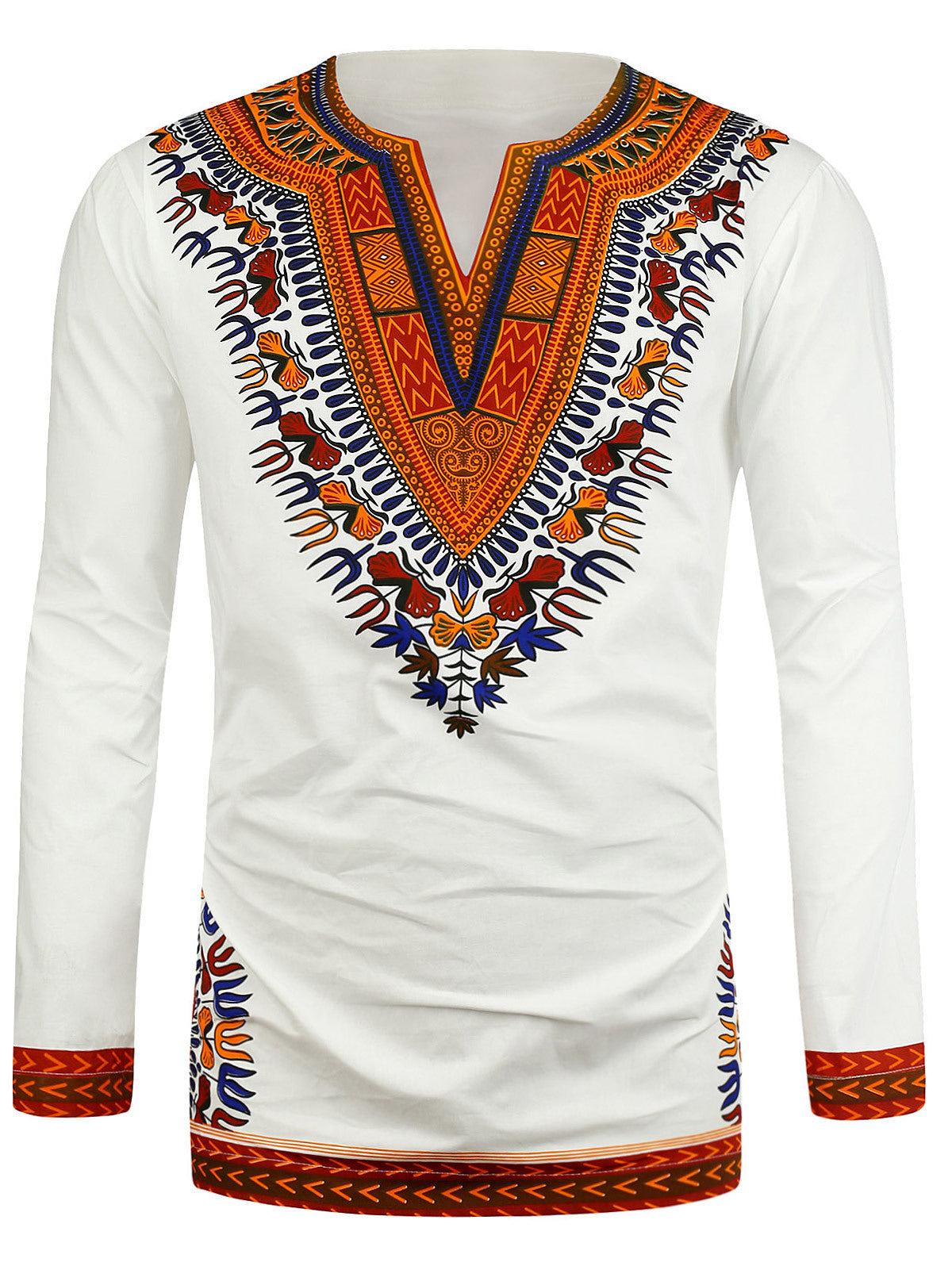 African Indigenous Ethnic Casual Short Sleeve T-Shirt