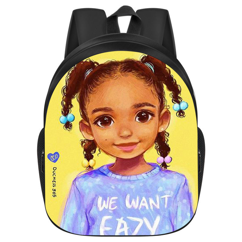 African Black Girl Magic School Bag