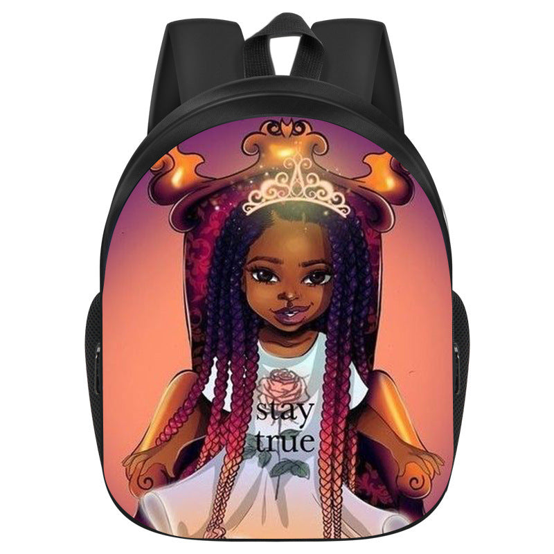 African Black Girl Magic School Bag