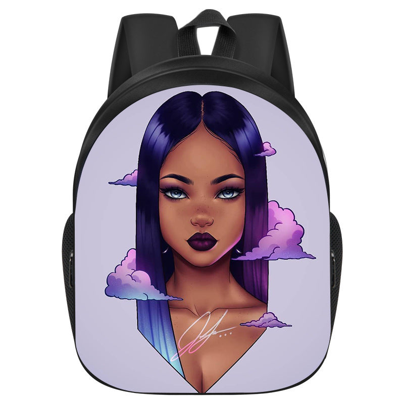 African Black Girl Magic School Bag