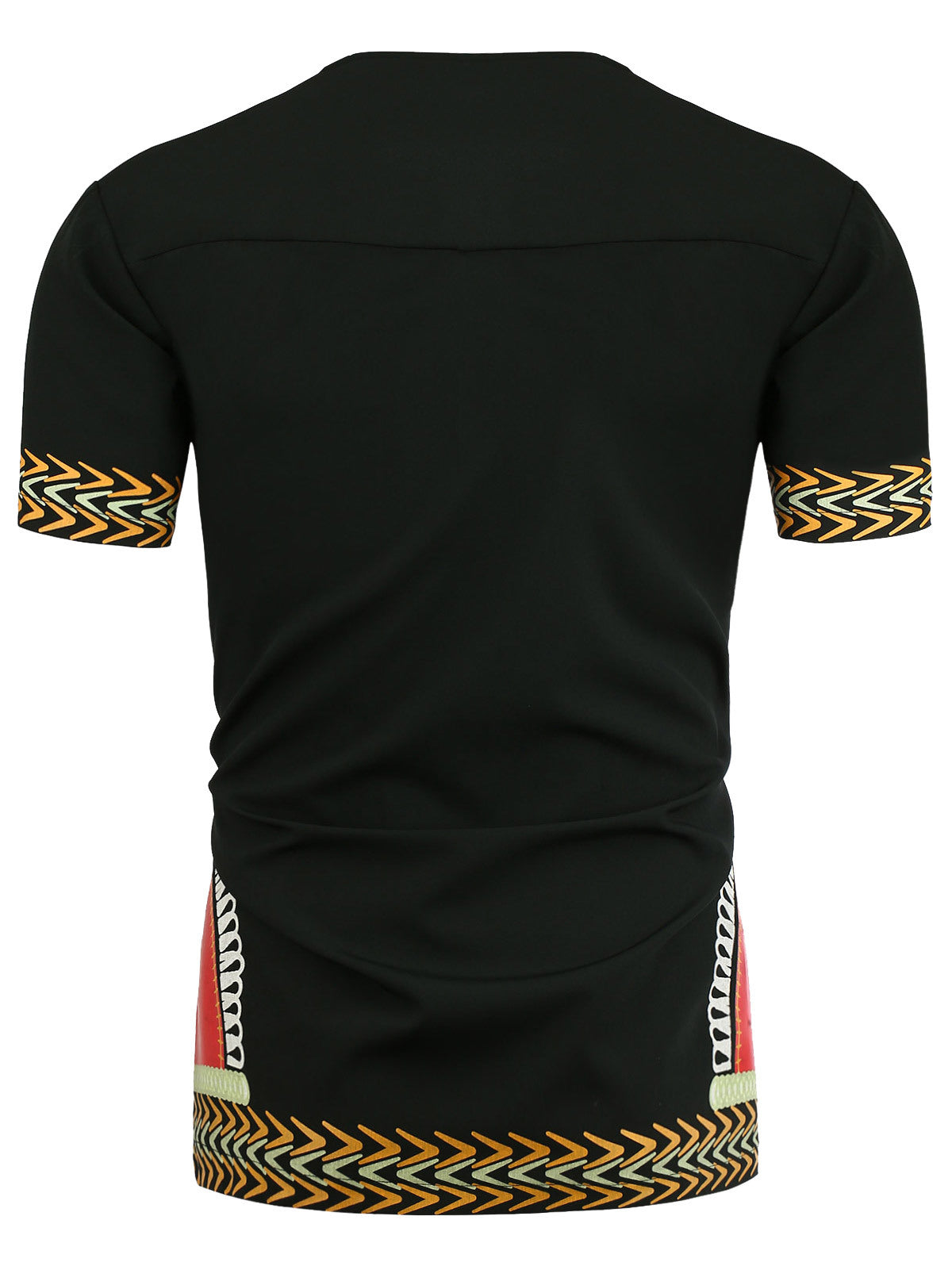 African Indigenous Ethnic Casual Short Sleeve T-Shirt