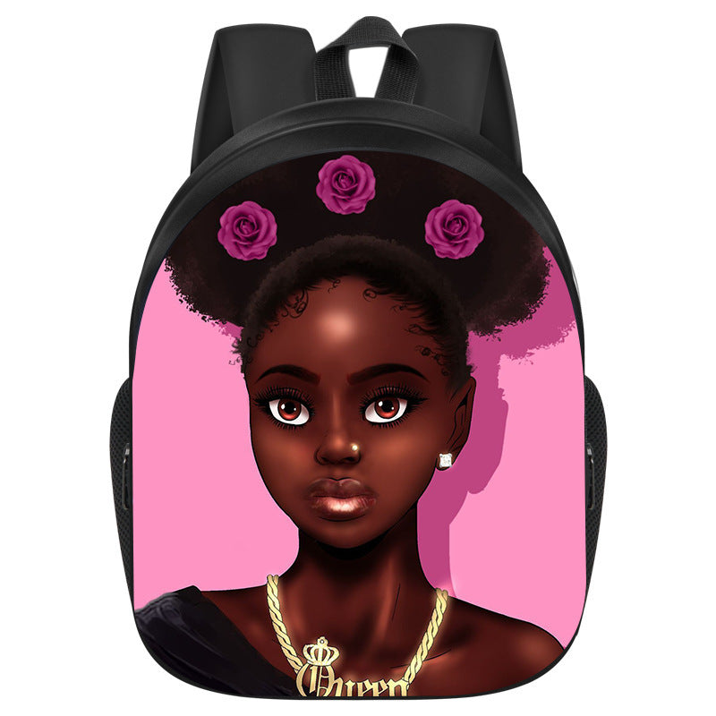 African Black Girl Magic School Bag