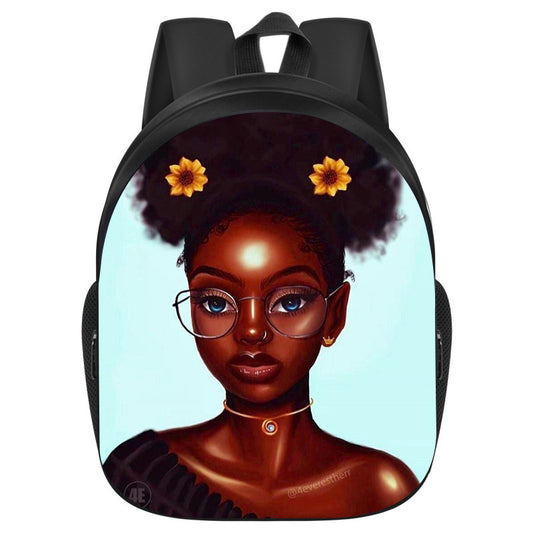 African Black Girl Magic School Bag