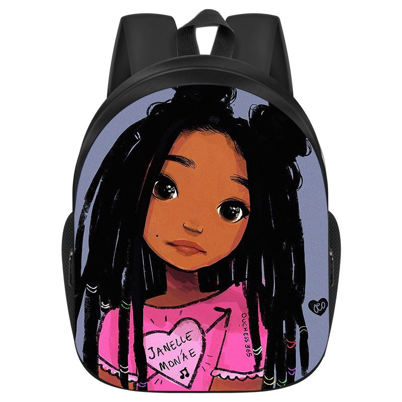African Black Girl Magic School Bag