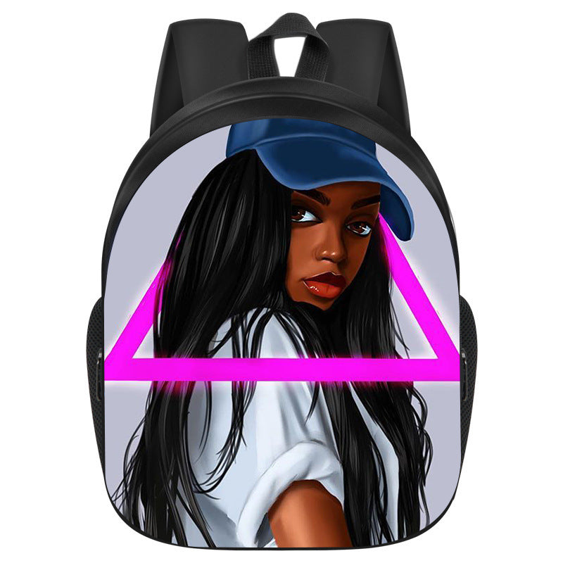 African Black Girl Magic School Bag