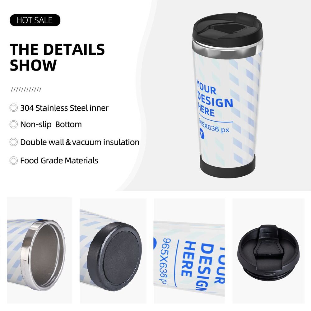 304 Stainless Steel Inner Double-layer Thermal Insulation Coffee Cup