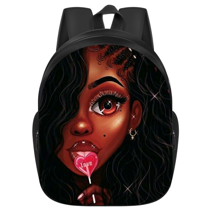 African Black Girl Magic School Bag