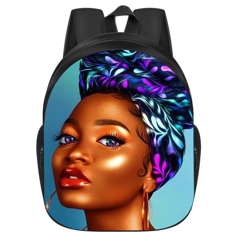 African Black Girl Magic School Bag