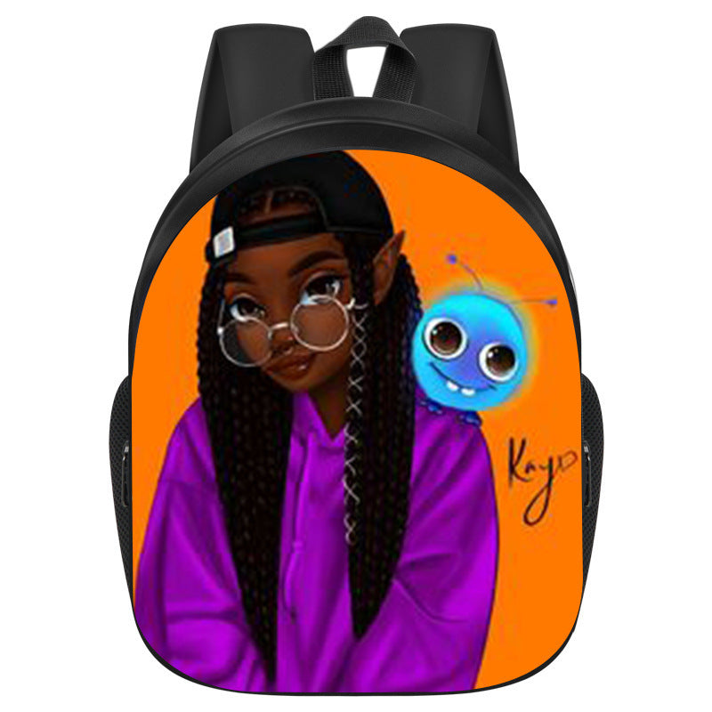 African Black Girl Magic School Bag