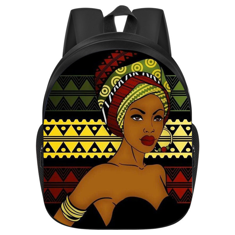 African Black Girl Magic School Bag